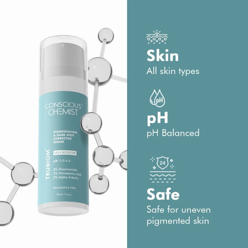 Conscious Chemist Trubiom 5percent Niacinamide Serum + 1percent Zinc Improves Acne Scar & Uneven Skin Texture, 30 ml-8.webp